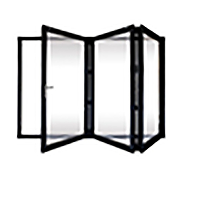 Residential Project Must-Have Aluminum Bi-Fold Doors With Triplex Glass Upgrade Option