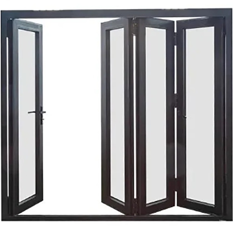 Residential Project Must-Have Aluminum Bi-Fold Doors With Triplex Glass Upgrade Option