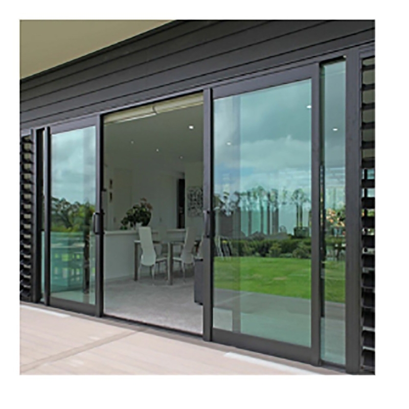 10 Sealing Layers Finished Aluminum Alloy Casement Doors For Customized Facade Solution