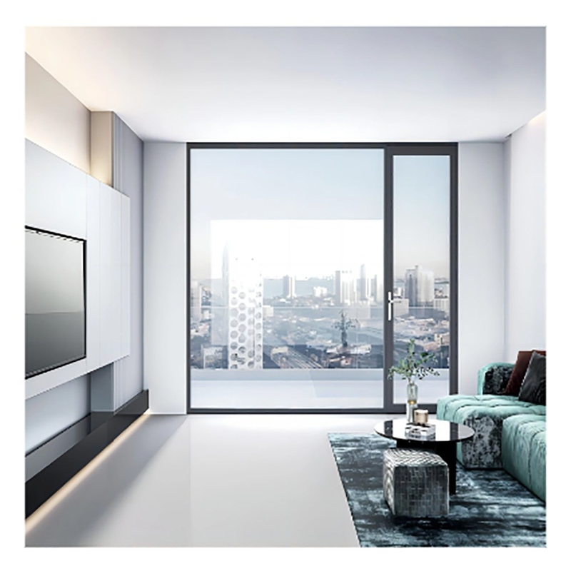 10 Sealing Layers Finished Aluminum Alloy Casement Doors For Customized Facade Solution