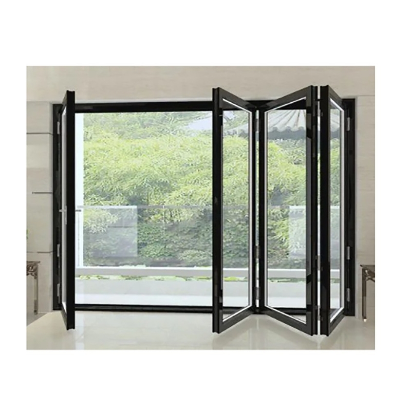European Style Aluminum Alloy Casement Door Minimalist Design and Triplex Glass Upgrade