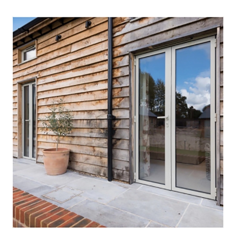 Skate Interior Thermal Break Casement Doors with Wide Swing Frame and Double Glazing