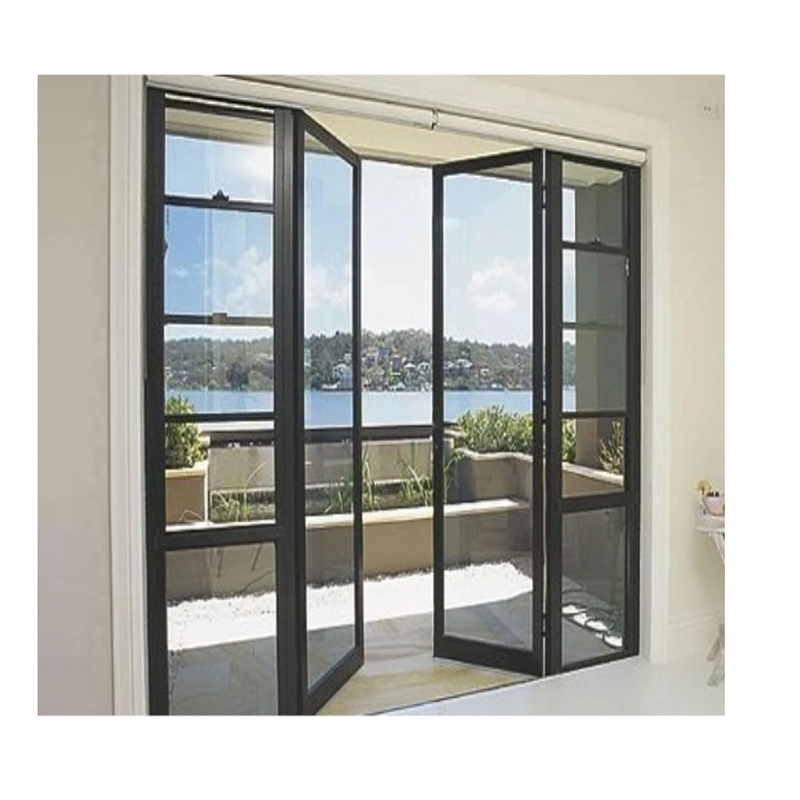 Thermal Break Aluminum Alloy Casement Doors for Skate Interior Heat Insulation Coefficient