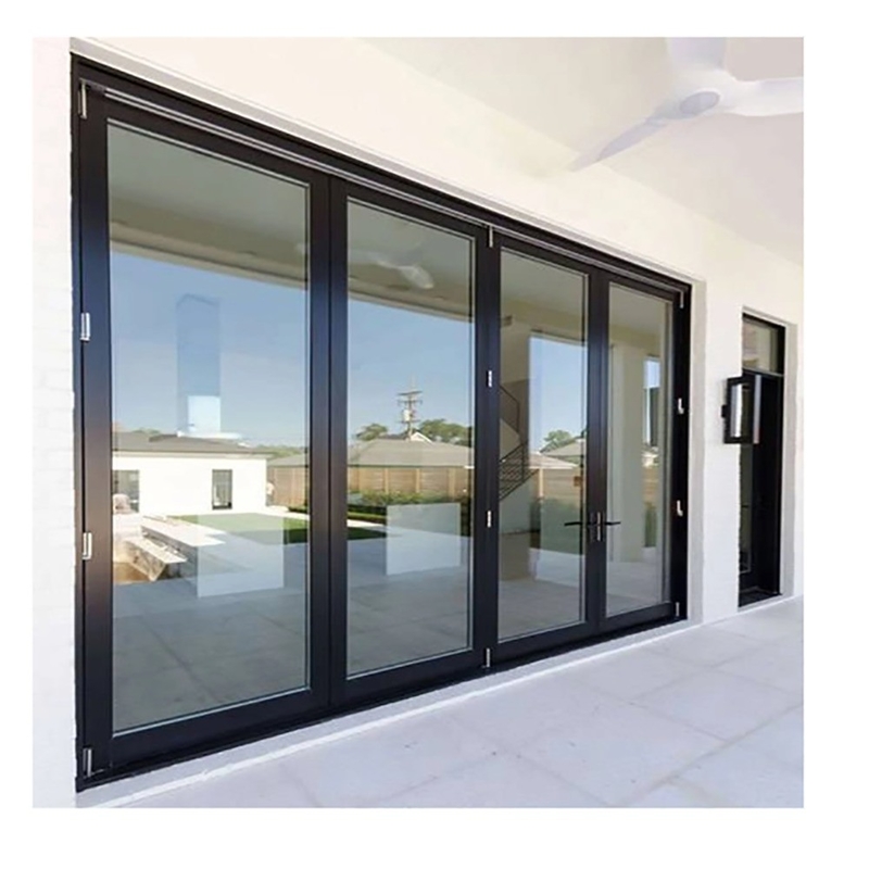 Facade Decoration Solution 70mm Aluminum Sliding Door for Service Apartment Townhouse