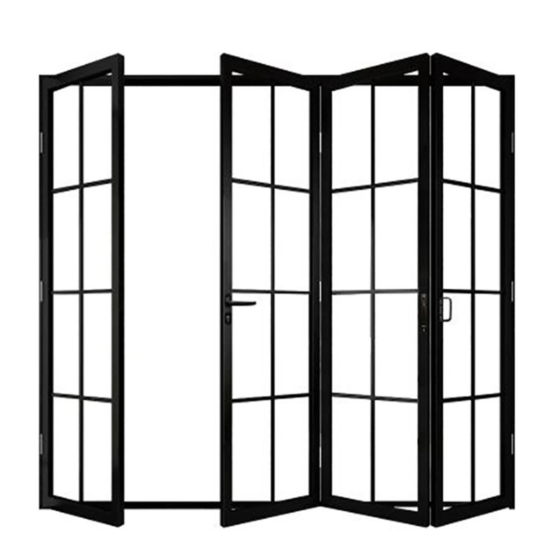 Project Consultation At Building Material Store 70mm Aluminum Bi-fold Doors With Glass