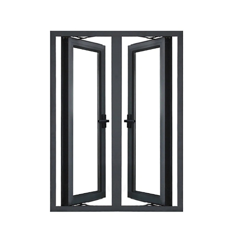 Stainless Steel Screen Netting Aluminum Alloy Casement Doors for R D Hotel Apartment