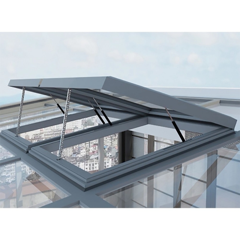 Level 8 Air Tightness Aluminum Alloy Roof Skylight for Commercial and Customized Needs