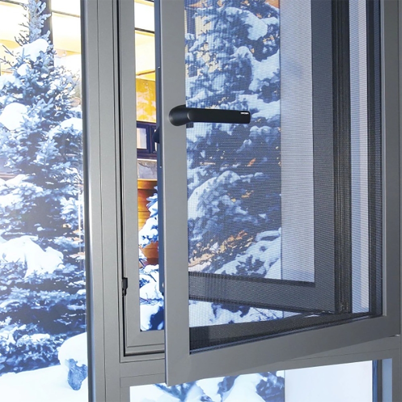 Energy Efficient Double Glazed Tempered Glass Aluminum Profile Tilt and Turn Casement Window for Better Waterproofing