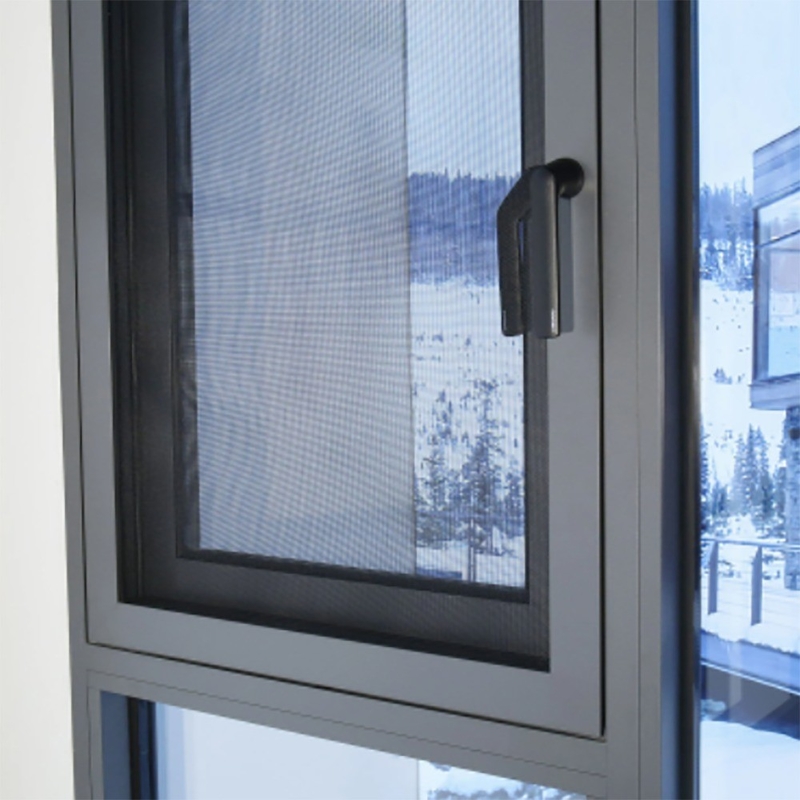 Energy Efficient Double Glazed Tempered Glass Aluminum Profile Tilt and Turn Casement Window for Better Waterproofing