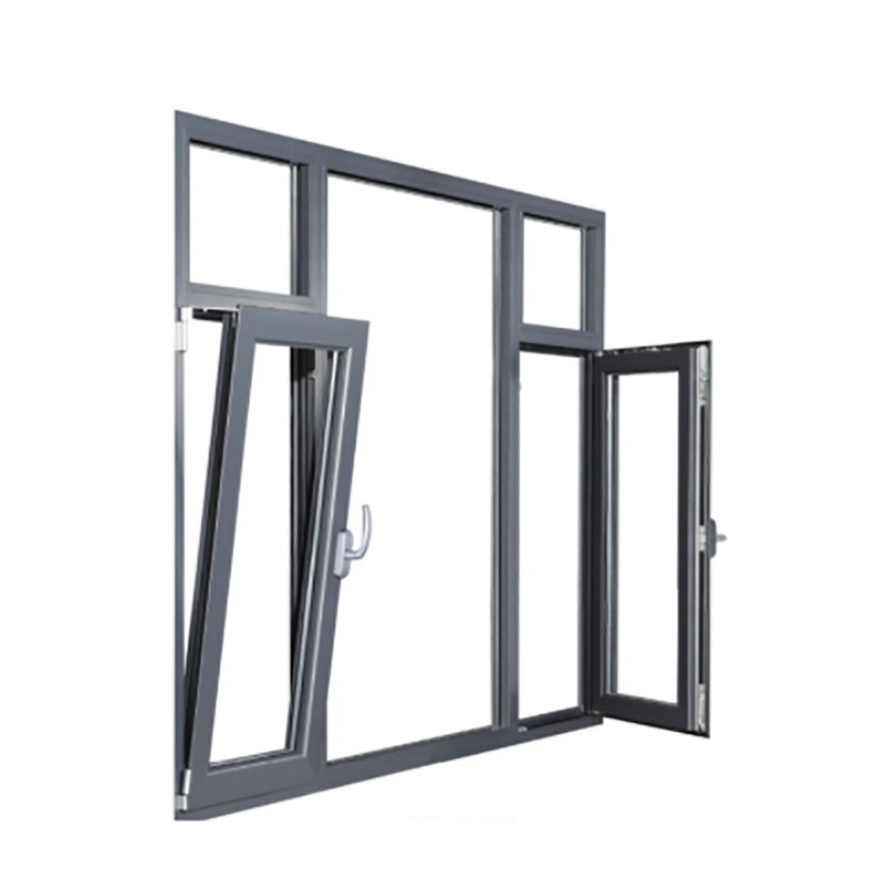 Wind Pressure Resistance Level 9 SKATE's Thermal-Break Awning Windows in Aluminum Alloy