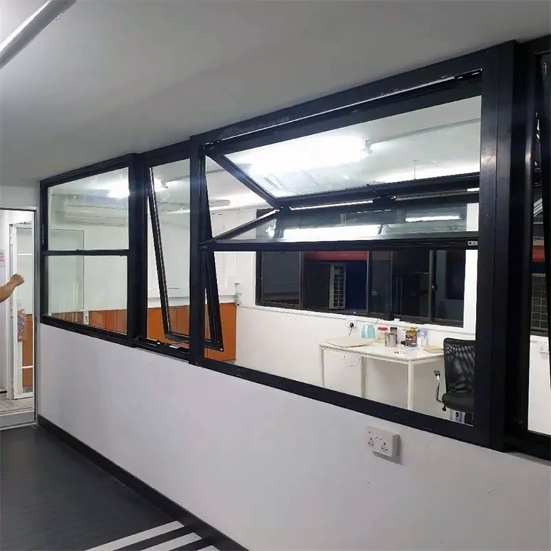 Aluminum Bifold Windows With 1.4mm Aluminum Wall Thickness And 70mm Window Frame Width