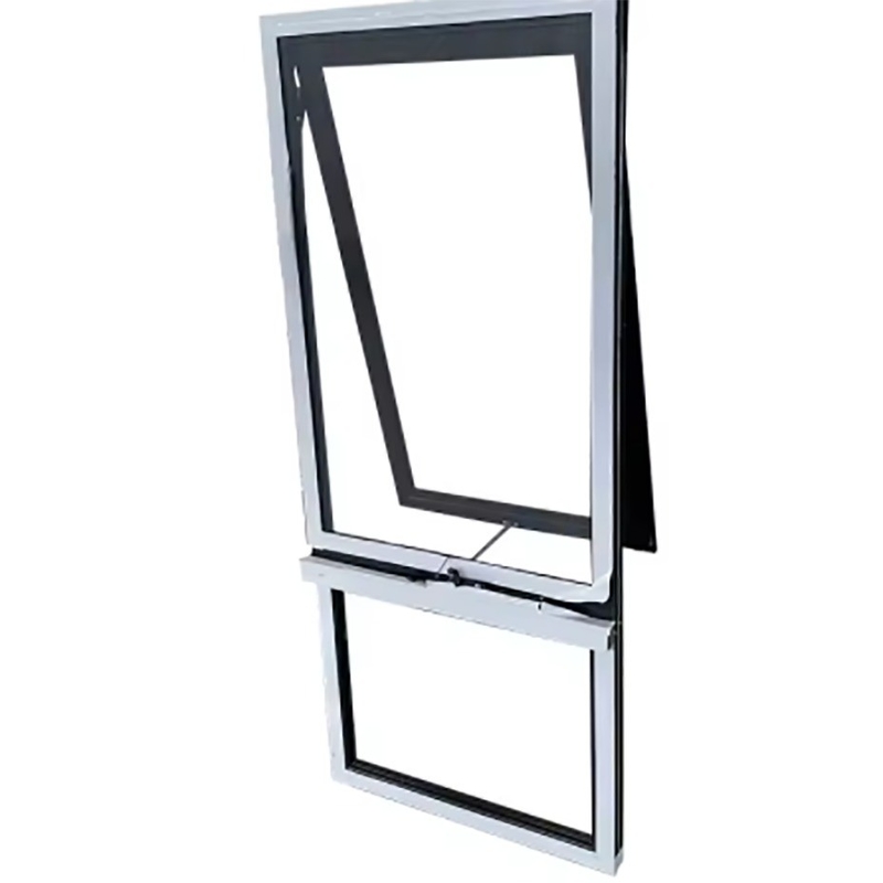 8-Way Seal SKATE Grey And White Aluminium Alloy Awning Windows For End Buildings