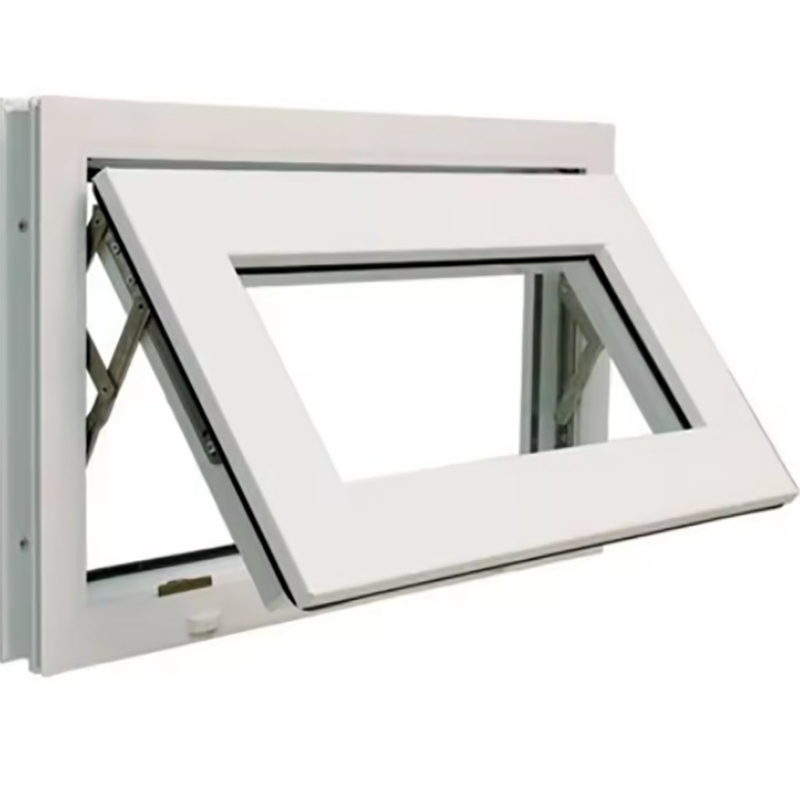 8-Way Seal SKATE Grey And White Aluminium Alloy Awning Windows For End Buildings