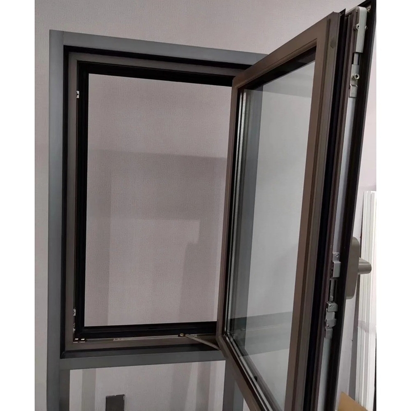 French Casement Glass Windows With 304 Stainless Steel Mesh And SKATE Original Hardware