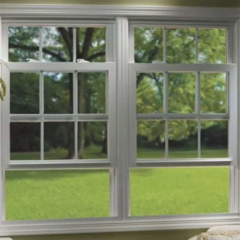 Double Hung Windows With 5 27A 55 9A 5 12A 5 Glass And Stainless Steel Screen Netting