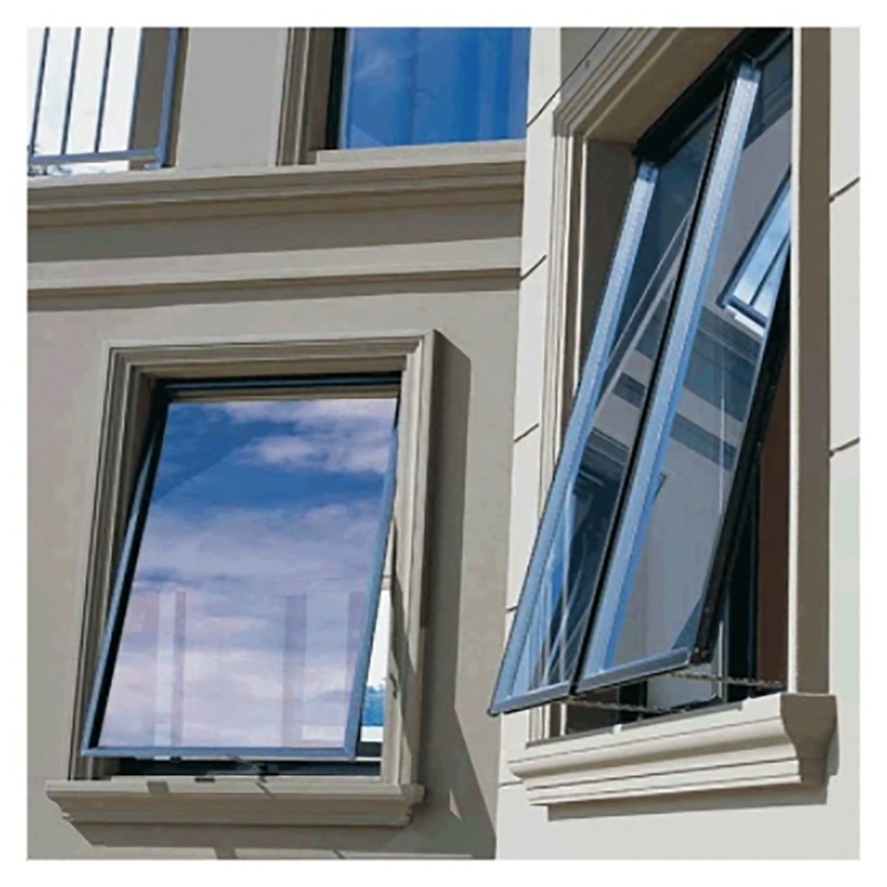 SKATE Customized Colors Powder Coating Aluminum Awning Window with Superior Water Tightness