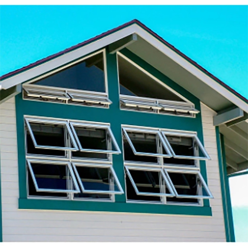 SKATE Customized Colors Powder Coating Aluminum Awning Window with Superior Water Tightness