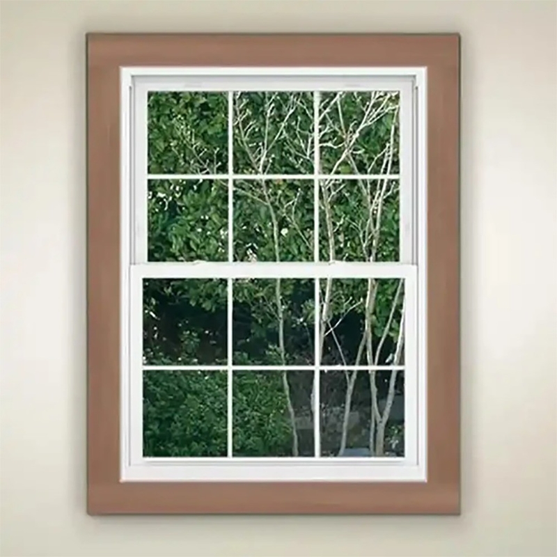 Aluminum Glass Automatic Vertical Sliding Double Hung Windows For Hanging Curtain Type