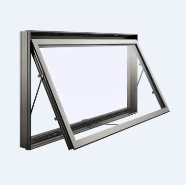 Folding Screen Aluminum Top Hung Windows For Advanced Production Facade Decoration Solution