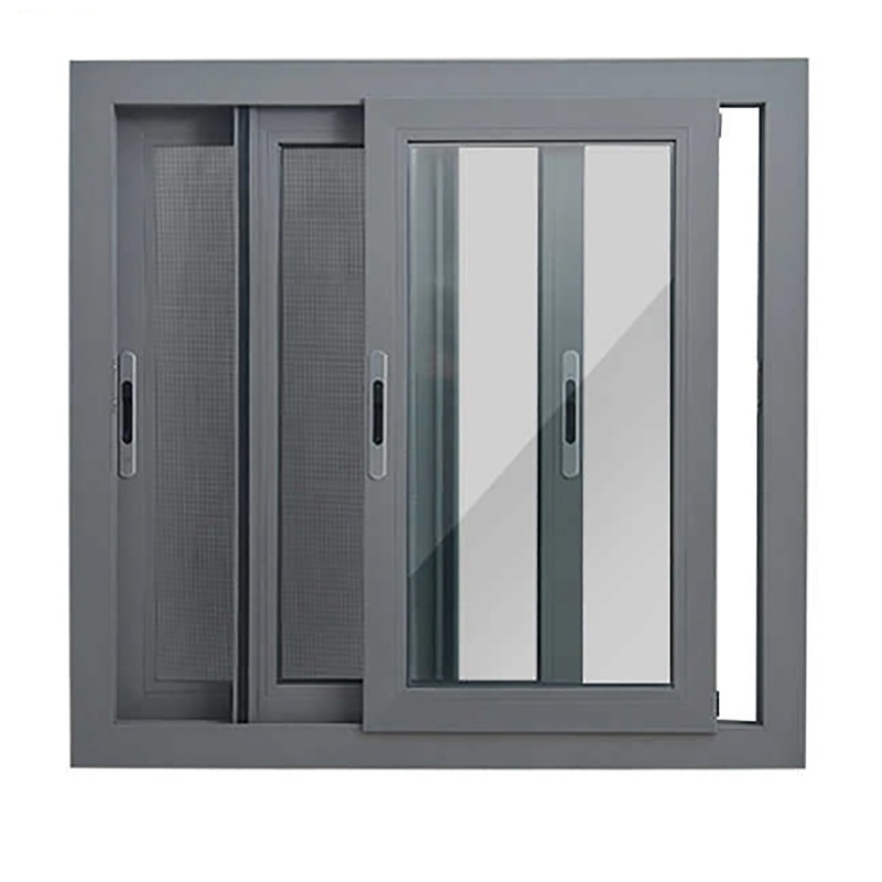 8-way Seal Aluminum Alloy Sliding Windows For Hanging Curtain Facade Decoration