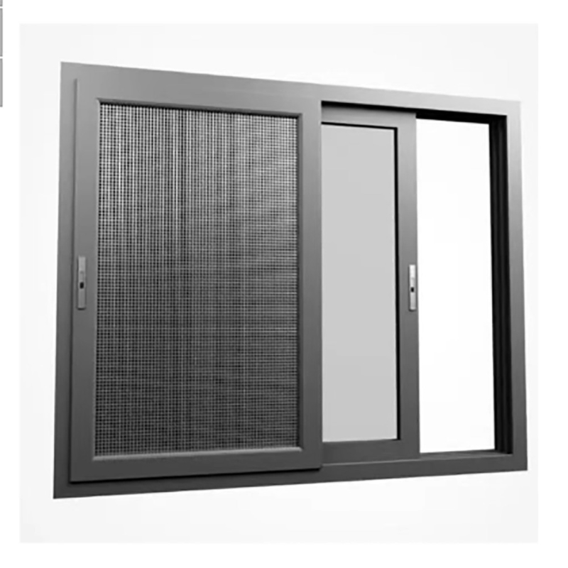 8-way Seal Aluminum Alloy Sliding Windows For Hanging Curtain Facade Decoration