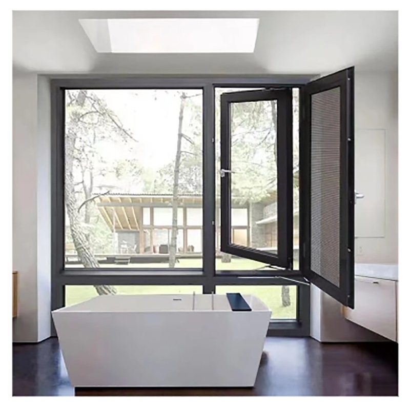8-way Seal Aluminum Alloy Sliding Windows For Hanging Curtain Facade Decoration