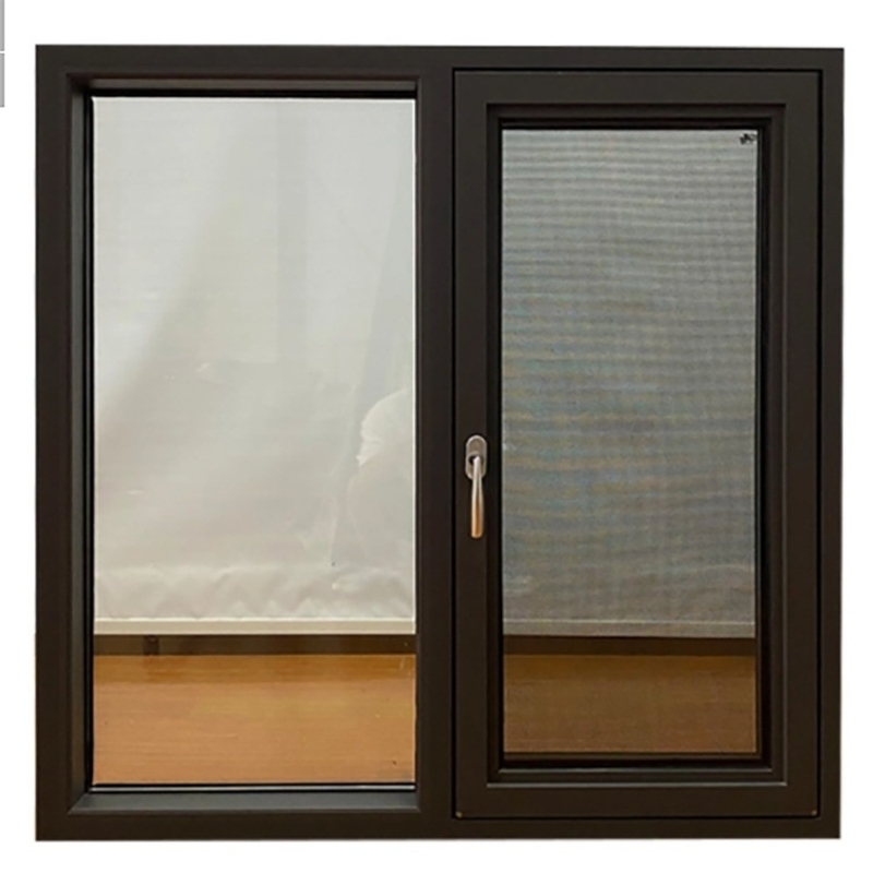 Fashion Style Aluminum Alloy Sliding Window With Horizontal Opening Pattern By R&D
