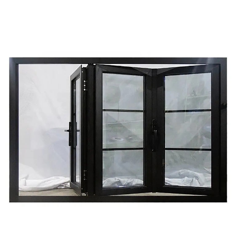 Aluminum Alloy Bi-Fold Windows Soundproof And Wind Pressure Resistant For Distributors