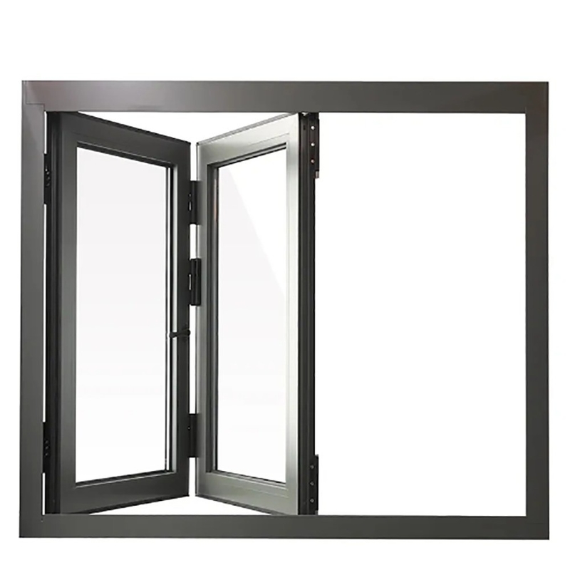 Aluminum Alloy Bi-Fold Windows Soundproof And Wind Pressure Resistant For Distributors