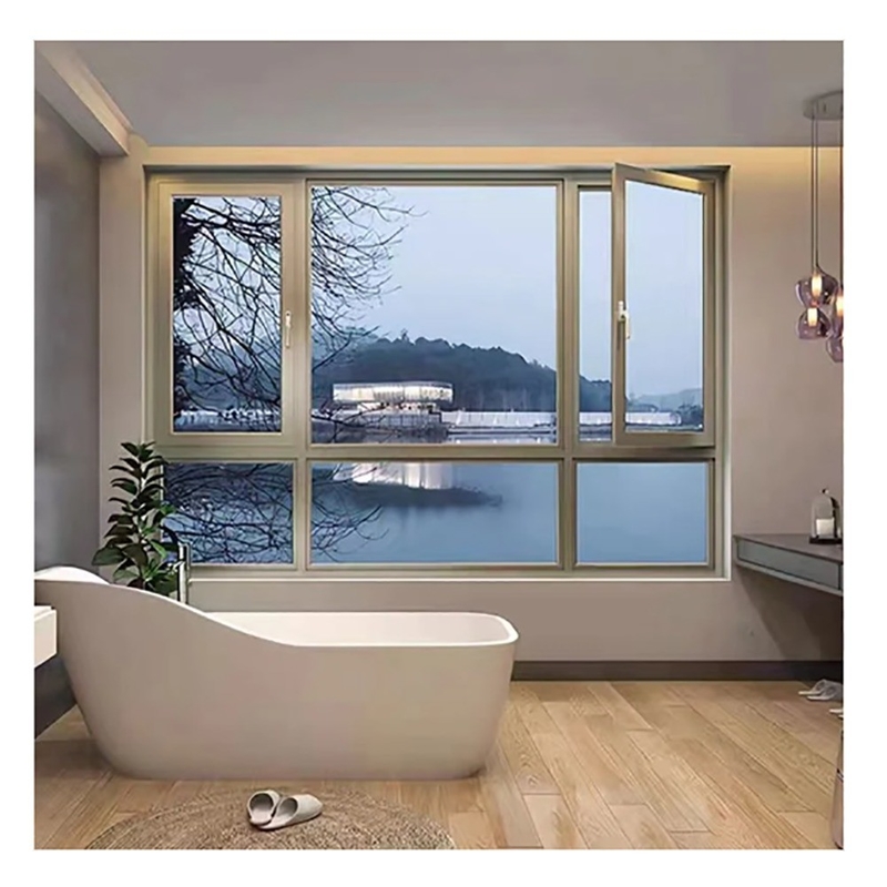 High Air Tightness Hanging Curtain Type Aluminum Sliding Windows