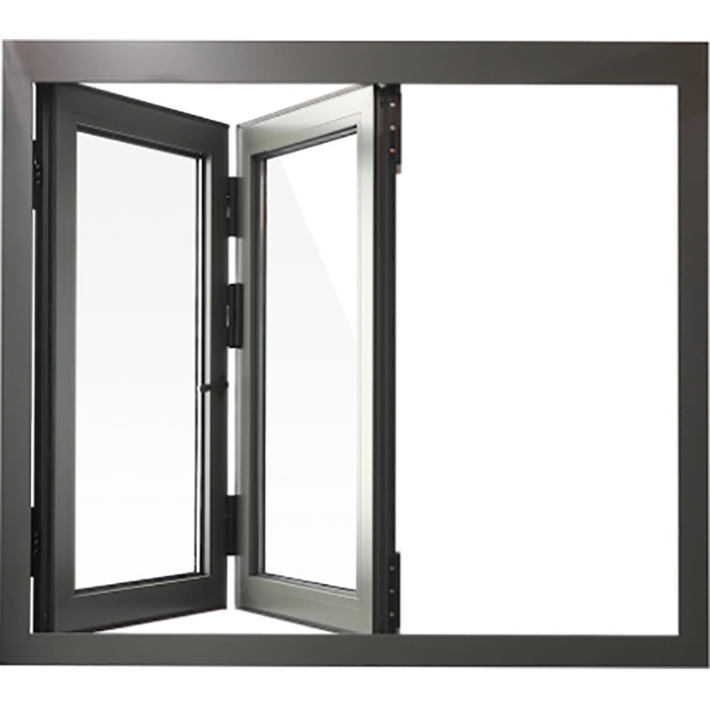 Aluminum Louver Curtain Type Folding Windows With Heat Insulation Coefficient ≤2.1