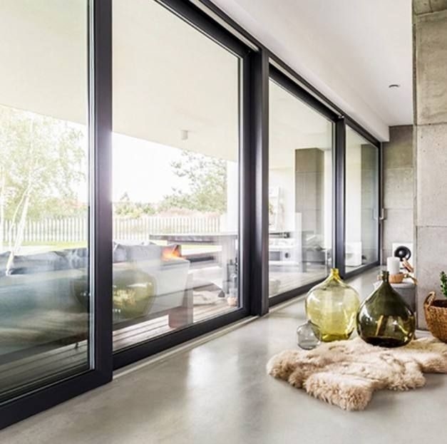 SKATE Modern Design Aluminum Sliding Doors with 35dB Sound Insulation for Residential