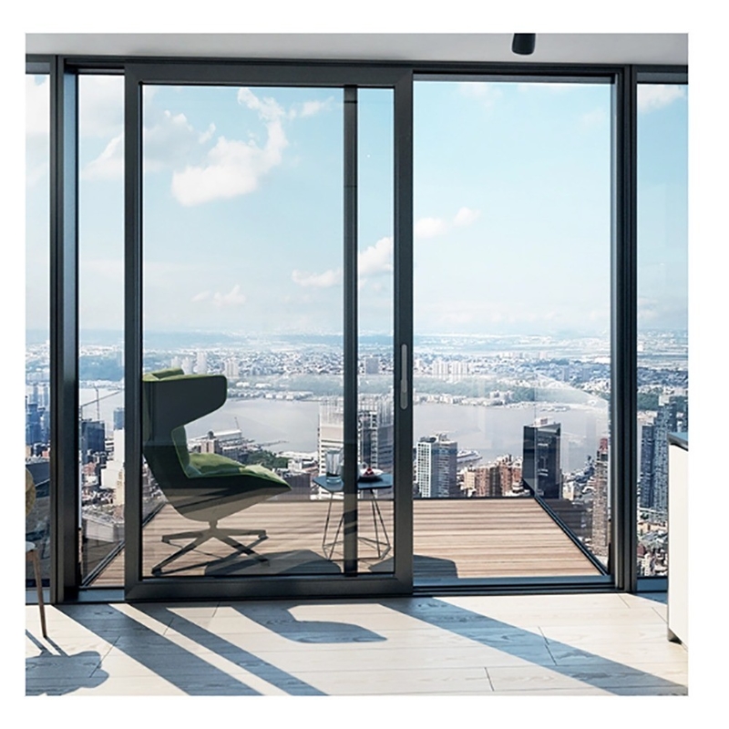 SKATE Modern Design Aluminum Sliding Doors with 35dB Sound Insulation for Residential