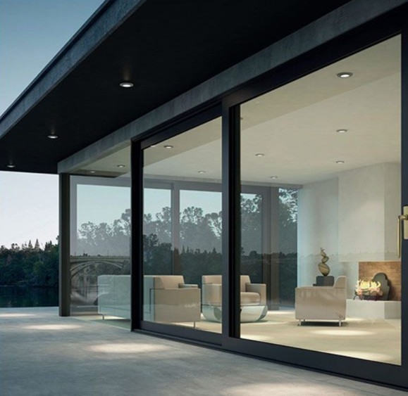 Minimalist Double Glazed Aluminum Lift Sliding Exterior Doors For Homes And Office