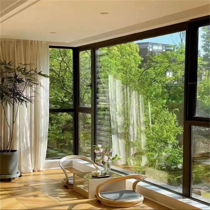 Energy-Efficient Level 9 Wind-Resistant Aluminum Alloy Casement Windows For Residential & Commercial