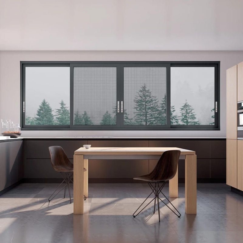 Fashion New Design Customizable Aluminum Aluminium Sliding Windows With 2.2 Mm Wall Thickness