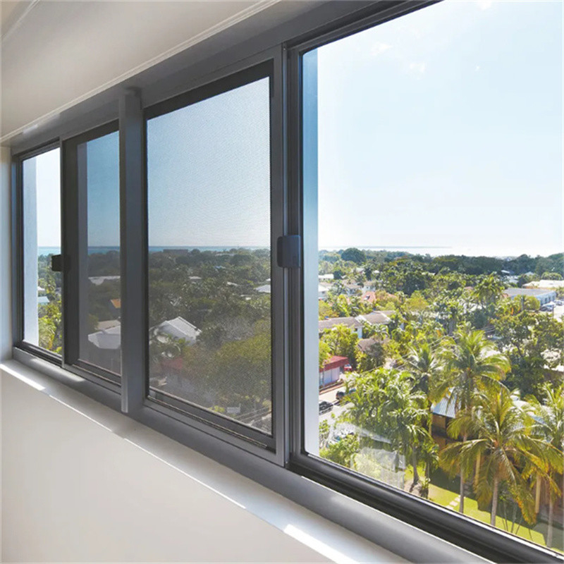 Fashion New Design Customizable Aluminum Aluminium Sliding Windows With 2.2 Mm Wall Thickness