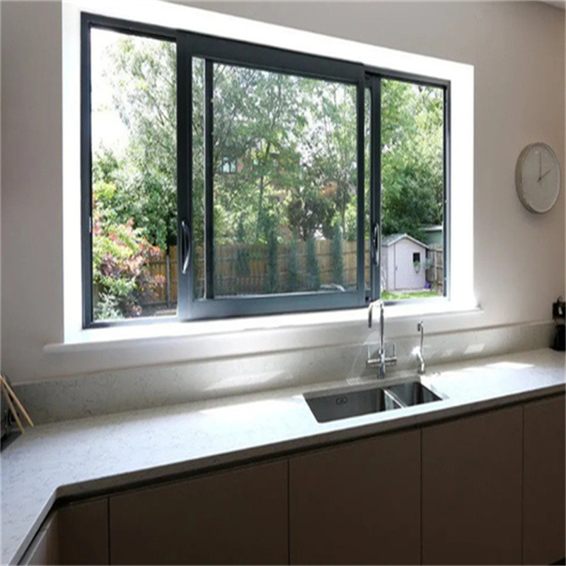 Fashion New Design Customizable Aluminum Aluminium Sliding Windows With 2.2 Mm Wall Thickness