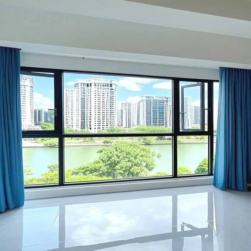 Energy-Efficient Thermal Break Aluminum Casement Weather Resistance Window For Residential & Commercial Use