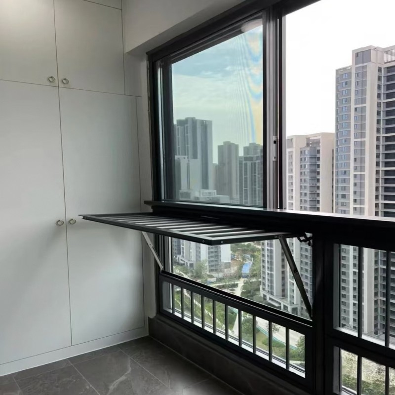 High-performance Premium Aluminum Casement Window with Tempered Glass for Ultimate Strength