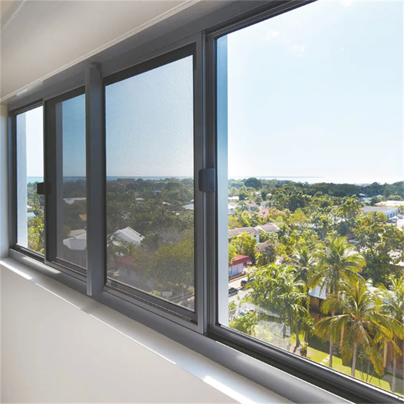 Premium Customized Energy Efficient Aluminum Double Glass Sliding Window with Superior Heat Insulation