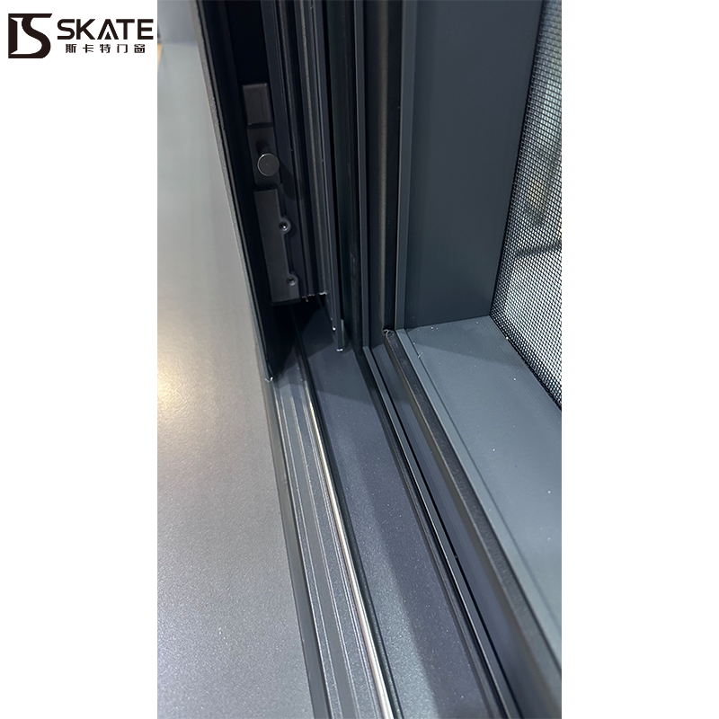 High Light Transmission Aluminium Aluminum Double Glazed Sliding Door with Multiple Tracks for Patio