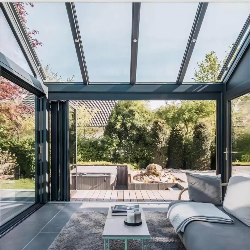 High-Quality Aluminium Glass Aluminum Bi Folding Exterior Patio Doors with Superior Corrosion Resistance