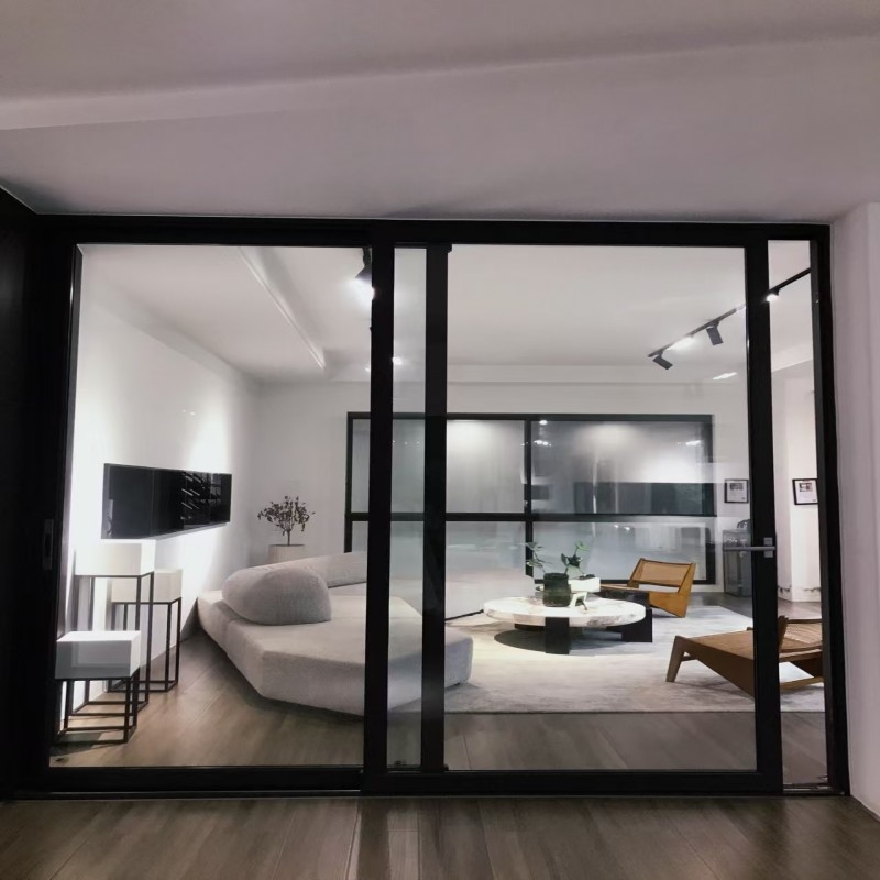 Premium USA Standard Thermal Break Aluminum Sliding Patio Door with Secure Locking System