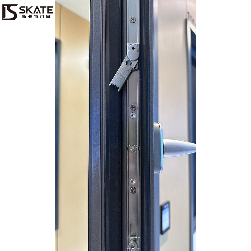 Robust Aluminum Casement Window with Reinforced Frame and Stainless Steel Hinges for Secure Homes