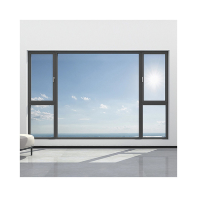 Modern Design Superior Aluminum Casement Glass Windows With SKATE Original Hardware