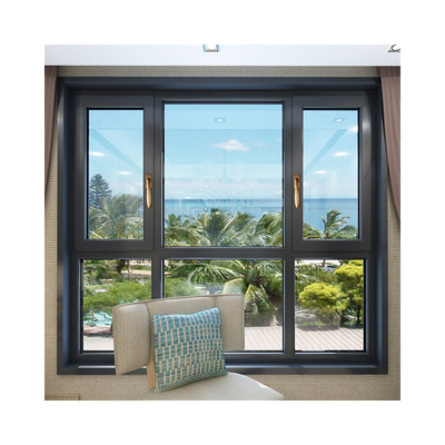 Energy-Efficient Wind-Resistant Aluminum Alloy Casement Windows for Residential & Commercial