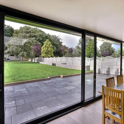 USA Standards Aluminum Exterior Glass Lift Sliding Doors With Material For Patio
