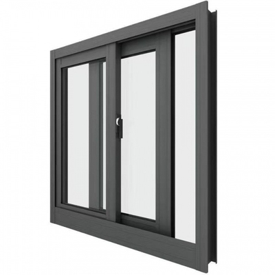 Good Customized Thermal Break Aluminum Horizontal Sliding Windows With Aluminum Frame