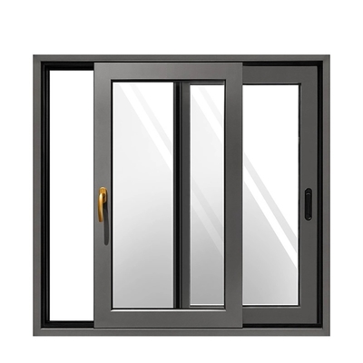 Customize Double Glazed Thermal Break Aluminum Sliding Glass Windows For Folding Screen
